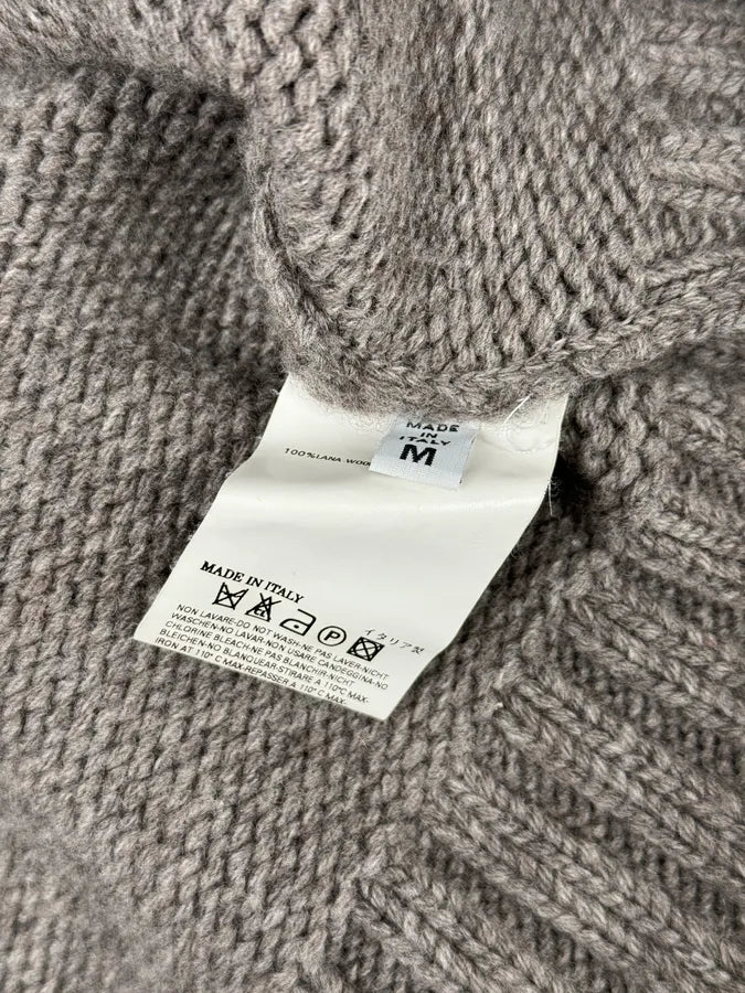 AW2006 Dsquared2 Grey Wool V Neck Sweater IiWeIyi 8