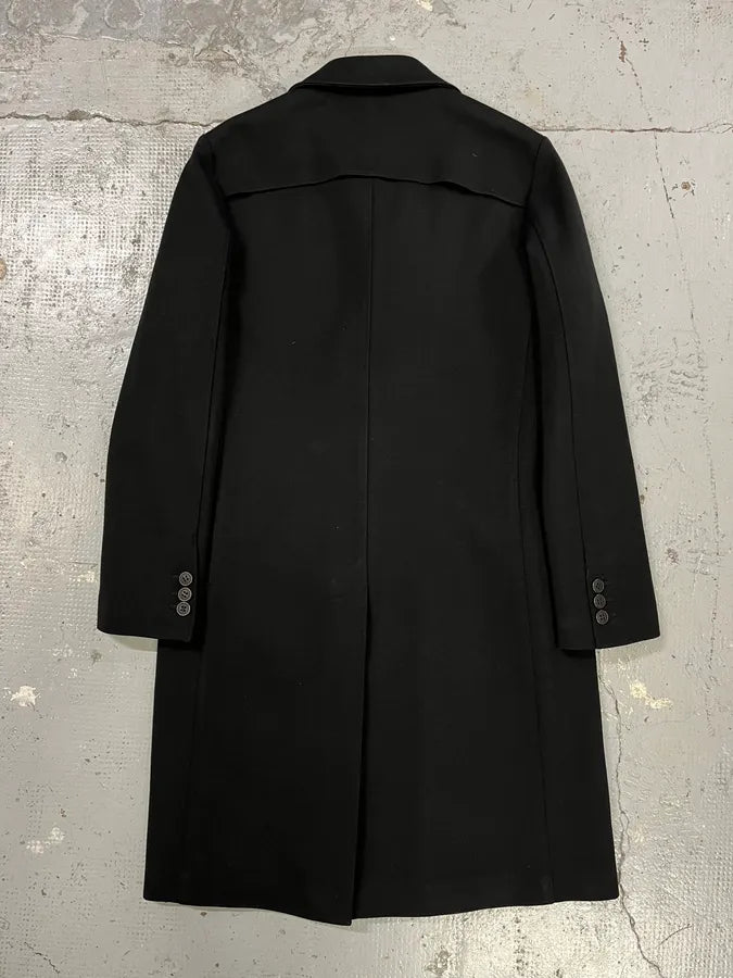 AW2006 Emporio Armani Black Classy Buttoned Long Coat ijSPeUk 6