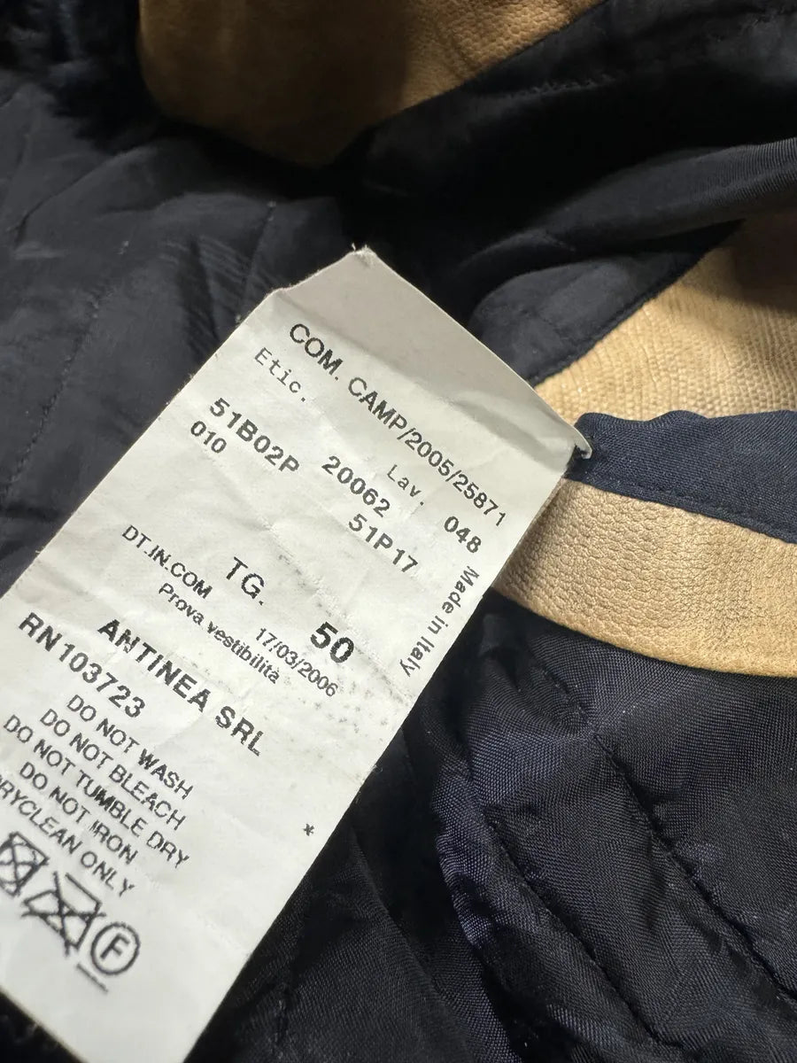 AW2006 Emporio Armani Yellow Leather Jacket with Fur Collar kGfjDuC 7