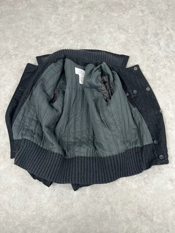 AW2006 Gianfranco Ferré Grey Officer Buttoned Bomber Jacket EwyOzYQ 7