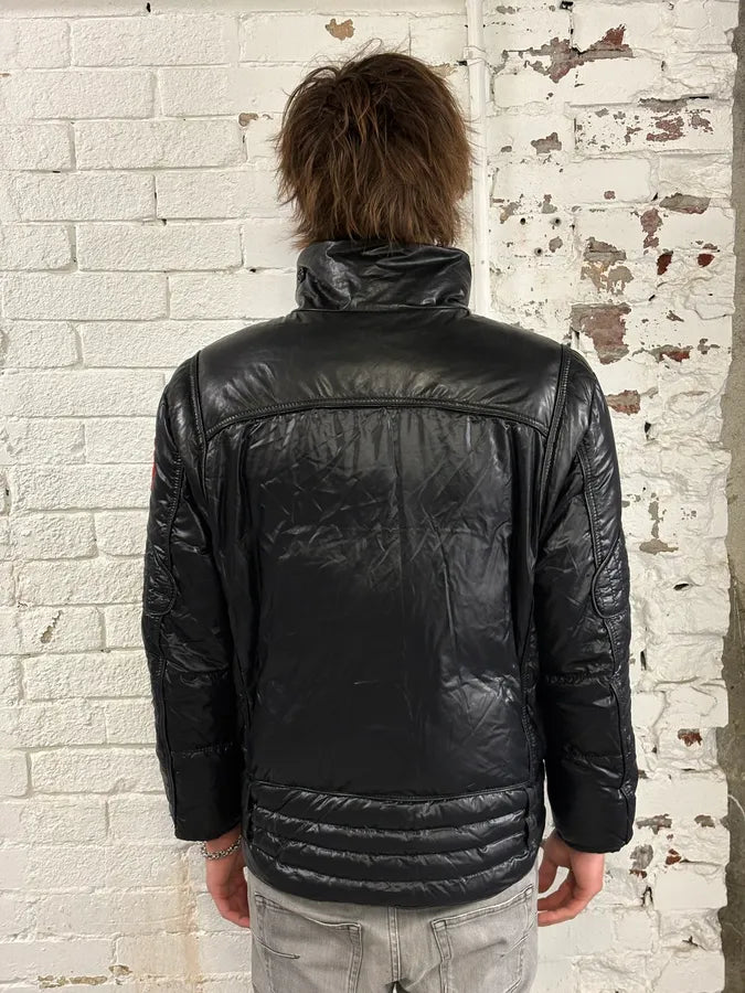 AW2006 Gucci Knight Patch Black Puffer Jacket by Frida Giannini mikIPzh 2