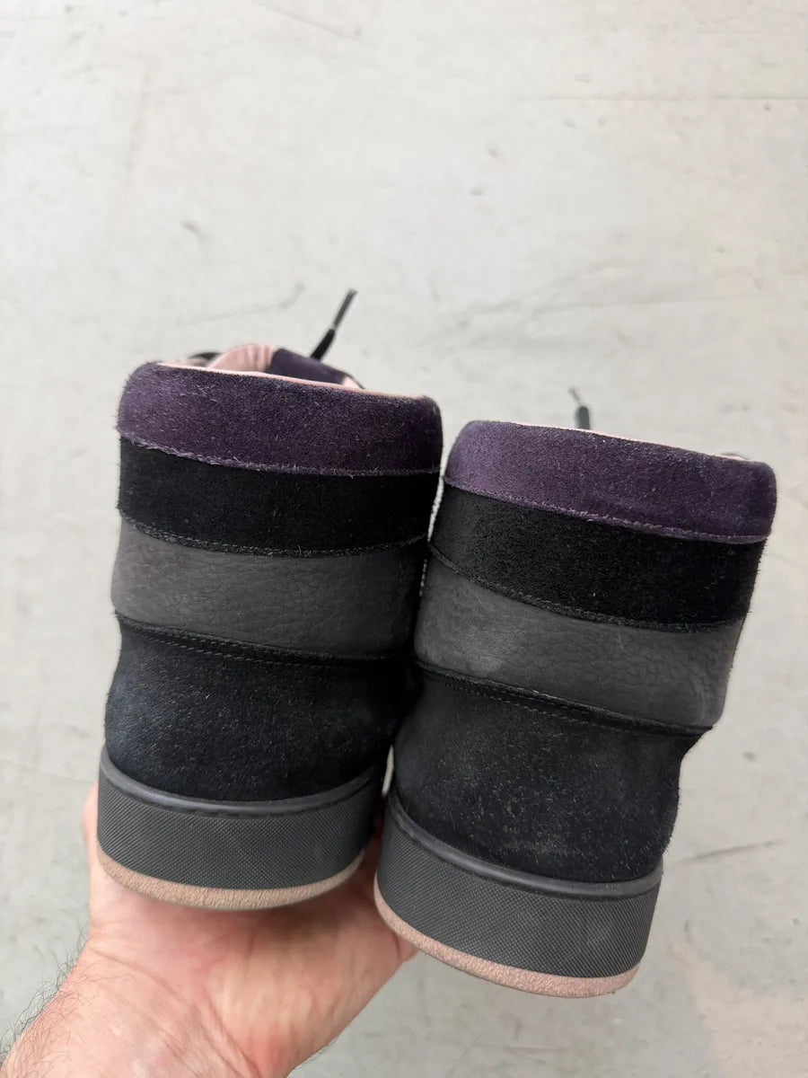 AW2006 Louis Vuitton Black & Purple High Sneakers by Marc Jacobs vicJLEr 3