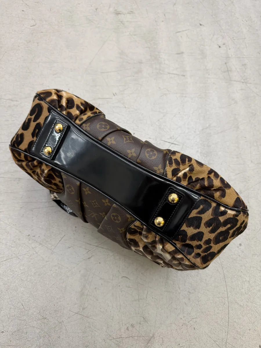 AW2006 Louis Vuitton Stephen Polly Boston Leopard Pony Hair Bag SjnZAEa 15
