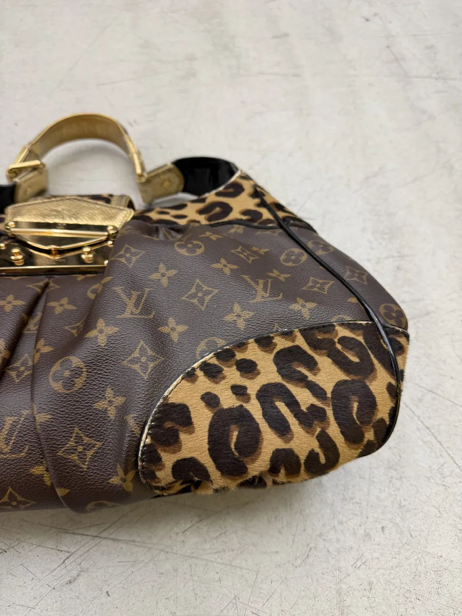 AW2006 Louis Vuitton Stephen Polly Boston Leopard Pony Hair Bag SjnZAEa 17