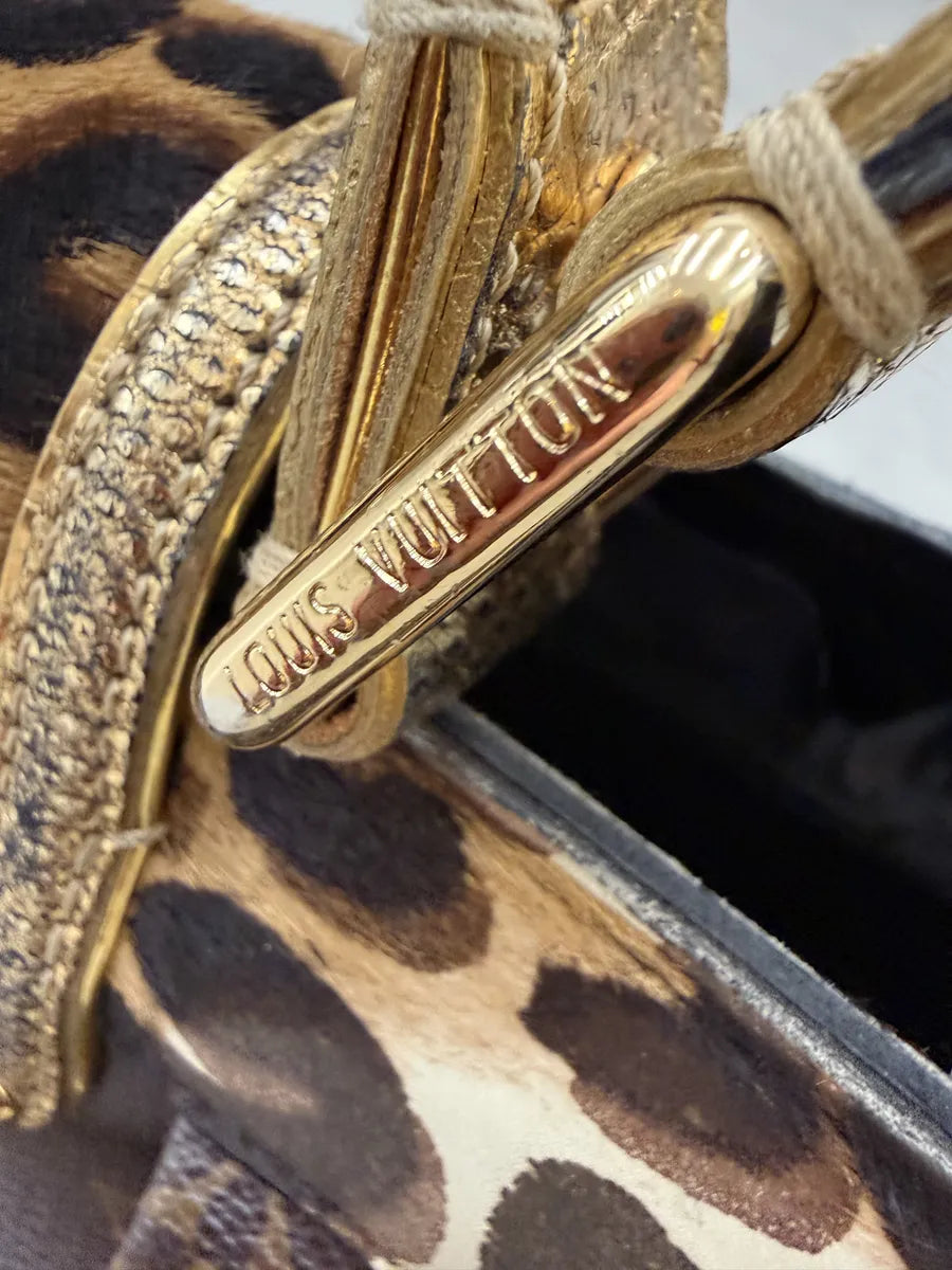 AW2006 Louis Vuitton Stephen Polly Boston Leopard Pony Hair Bag SjnZAEa 8