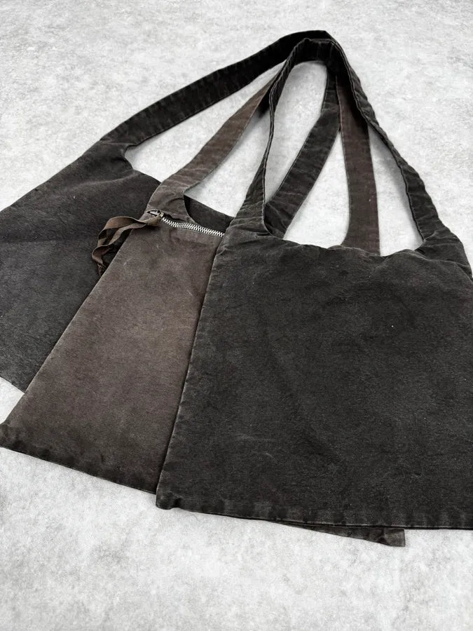 AW2006 Maison Margiela Military Green Triple Shoulder Bag qoQZXie 5