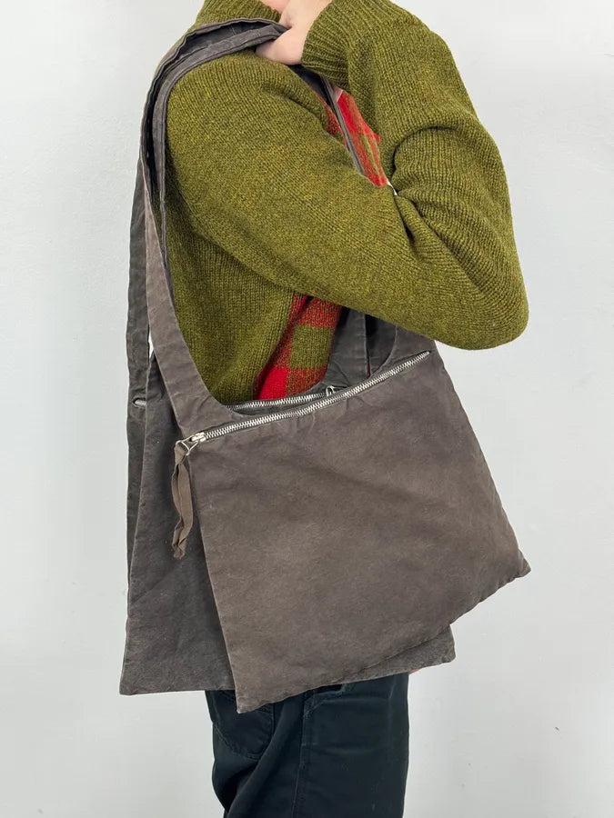 AW2006 Maison Margiela Military Green Triple Shoulder Bag qoQZXie 4