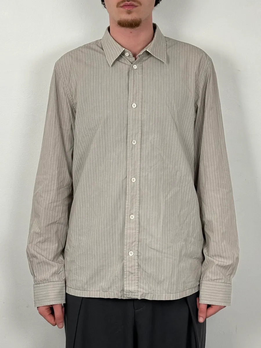 AW2008 Maison Martin Margiela Beige Striped Signature Shirt yPFFhVx 1