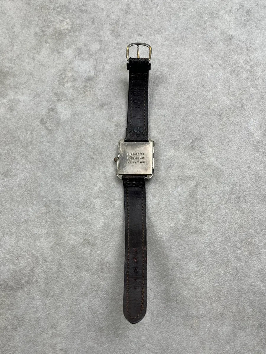 AW2006 Maison Martin Margiela Snakeskin Leather Faceless Watch Bracelet IUGoMJw 7