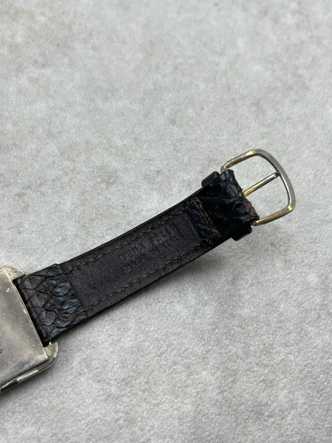 AW2006 Maison Martin Margiela Snakeskin Leather Faceless Watch Bracelet IUGoMJw 8