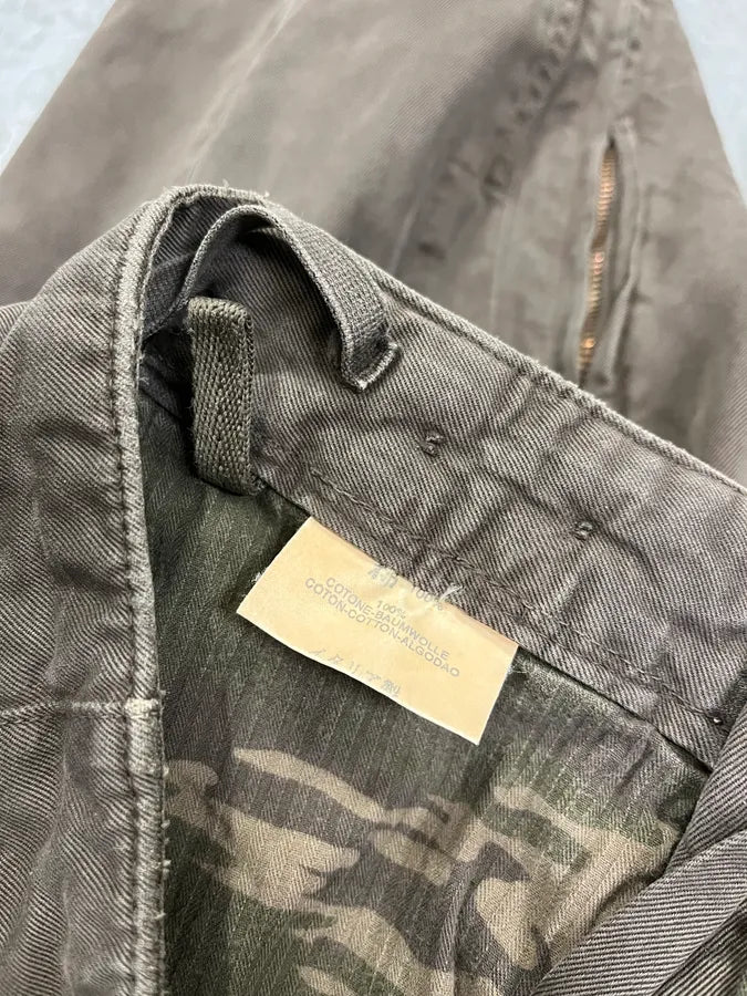 AW2006 Mason’s Full Zip Brown Cargo Military Pants (L) HVMldhH 15