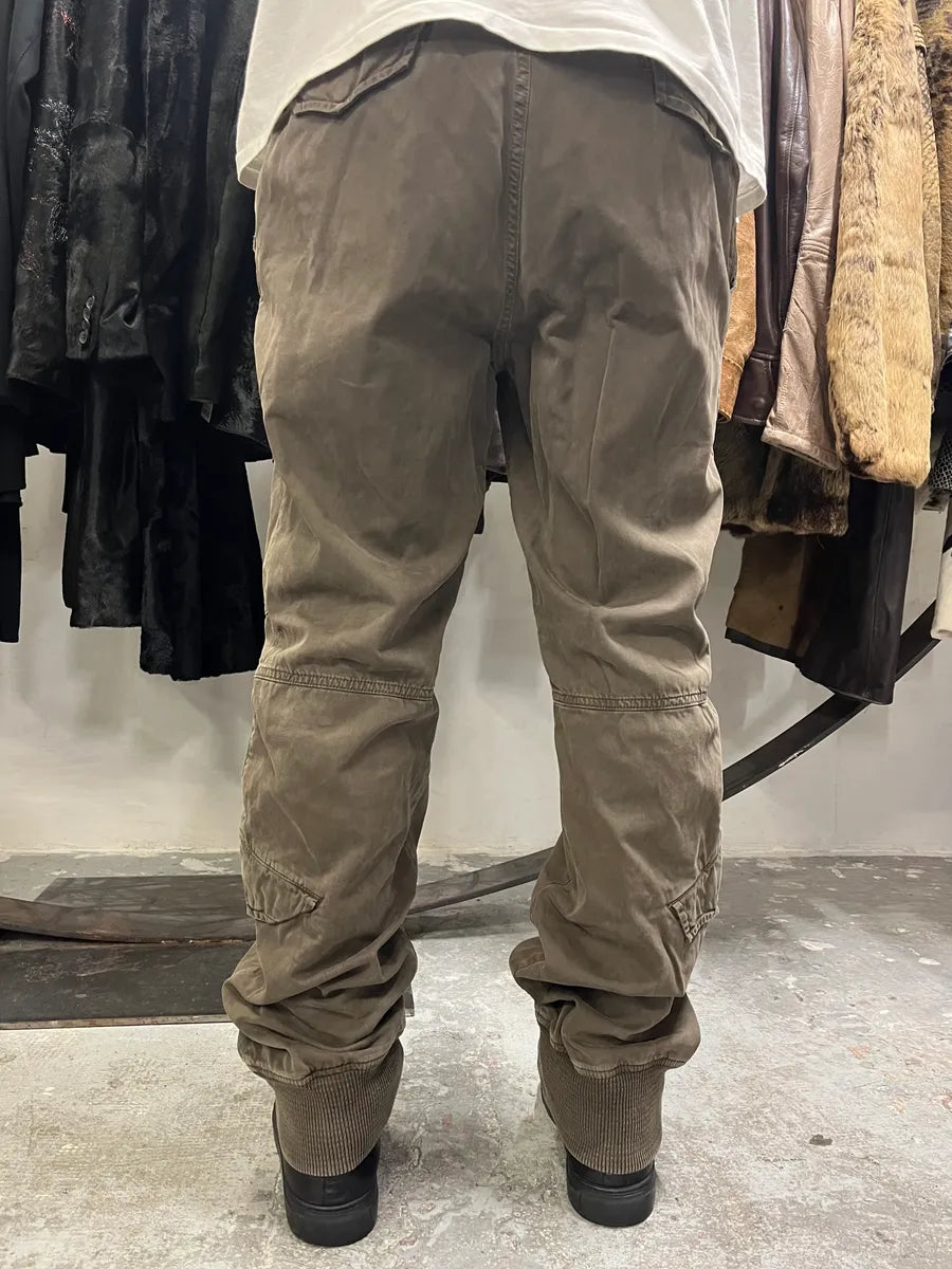 AW2006 Mason’s Full Zip Brown Cargo Military Pants (L) HVMldhH 3