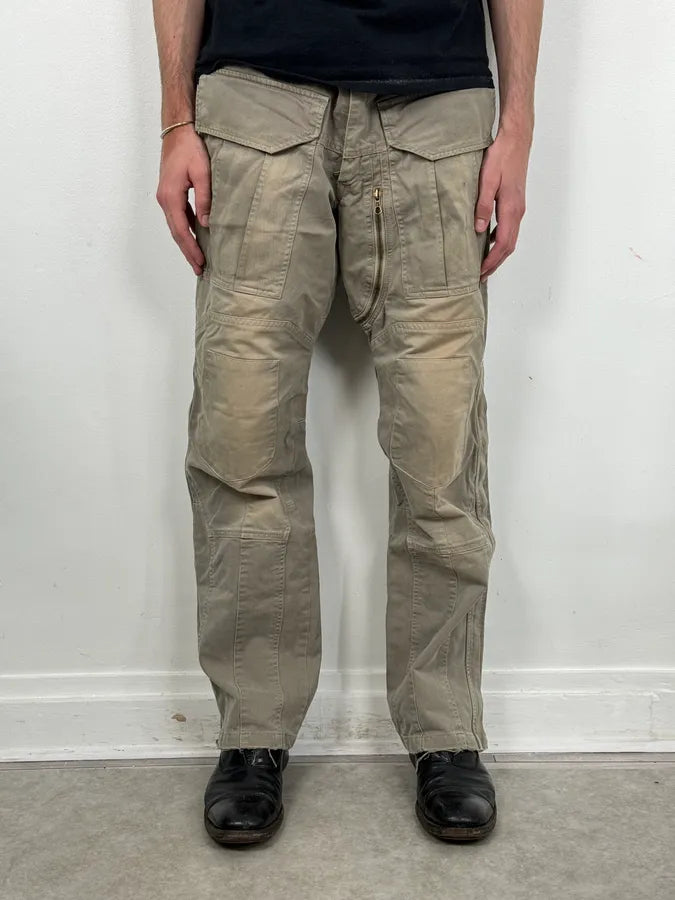AW2006 Mason’s Ultimate Backzip Green Cargo Pants IlrqwZX 1