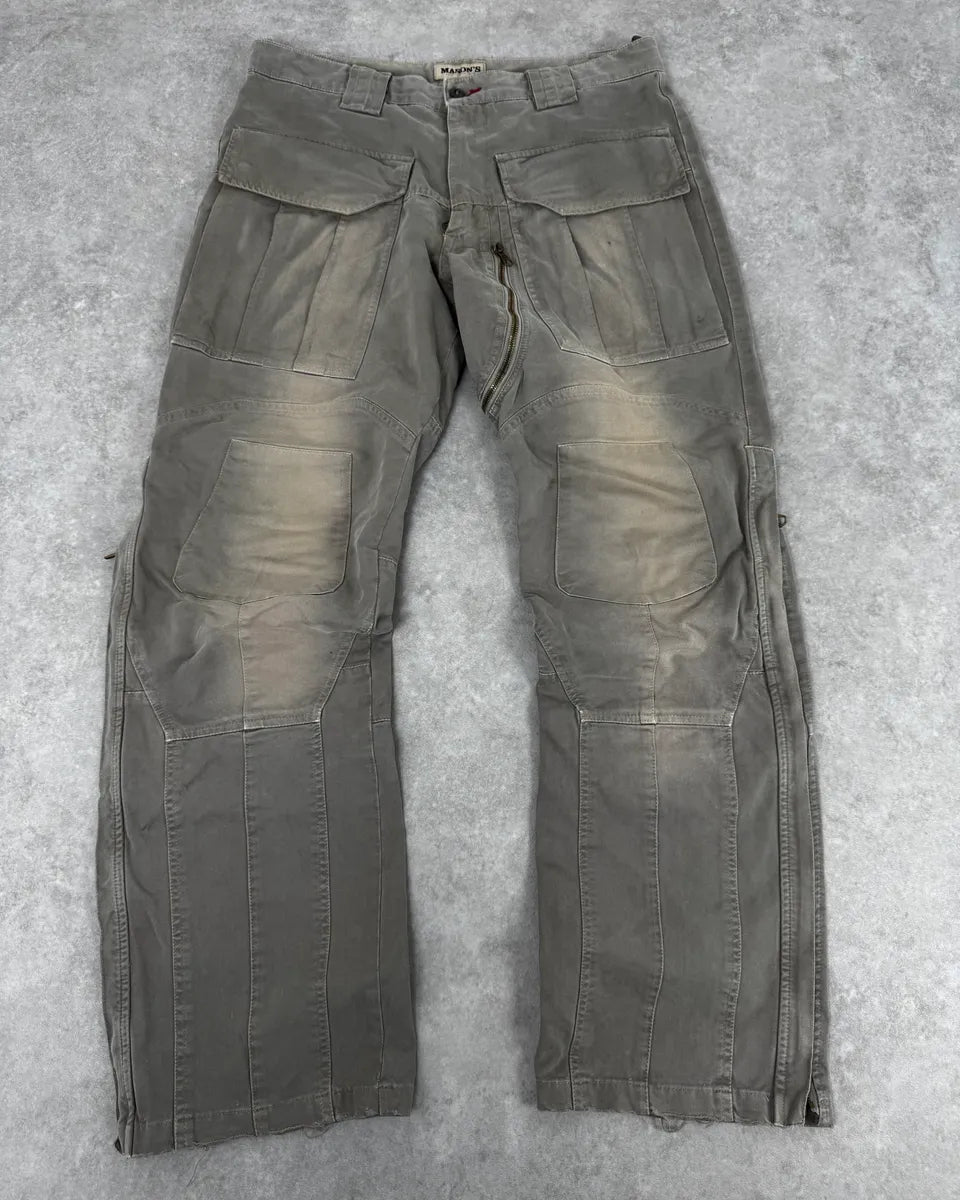 AW2006 Mason’s Ultimate Backzip Green Cargo Pants IlrqwZX 0