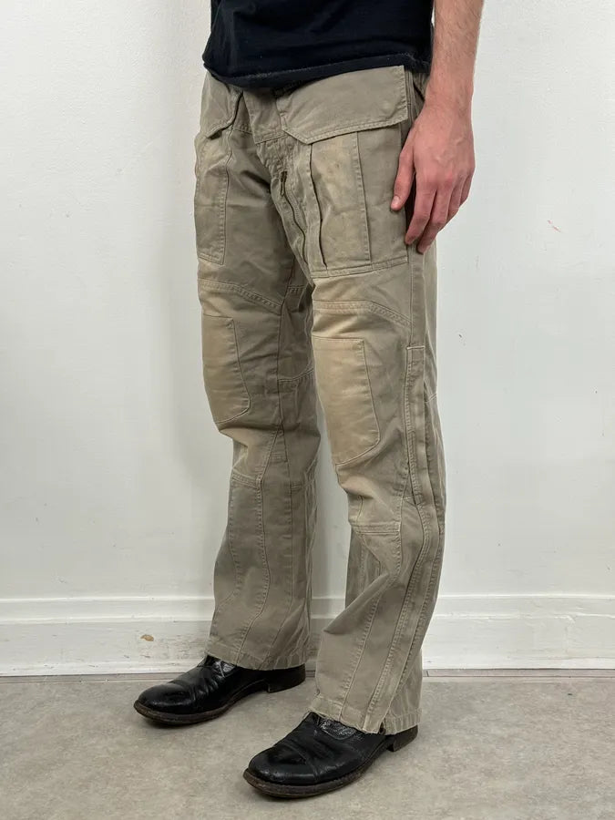AW2006 Mason’s Ultimate Backzip Green Cargo Pants IlrqwZX 2