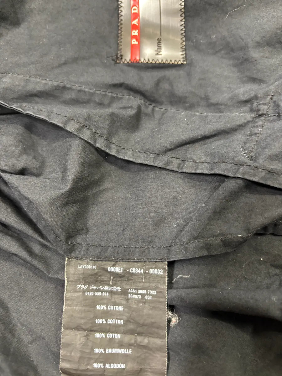 AW2006 Prada Black Cropped Caban Jacket ycuAOrX 11