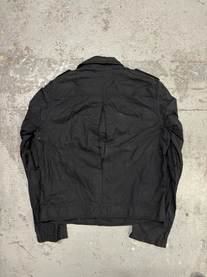 AW2006 Prada Black Cropped Caban Jacket ycuAOrX 4