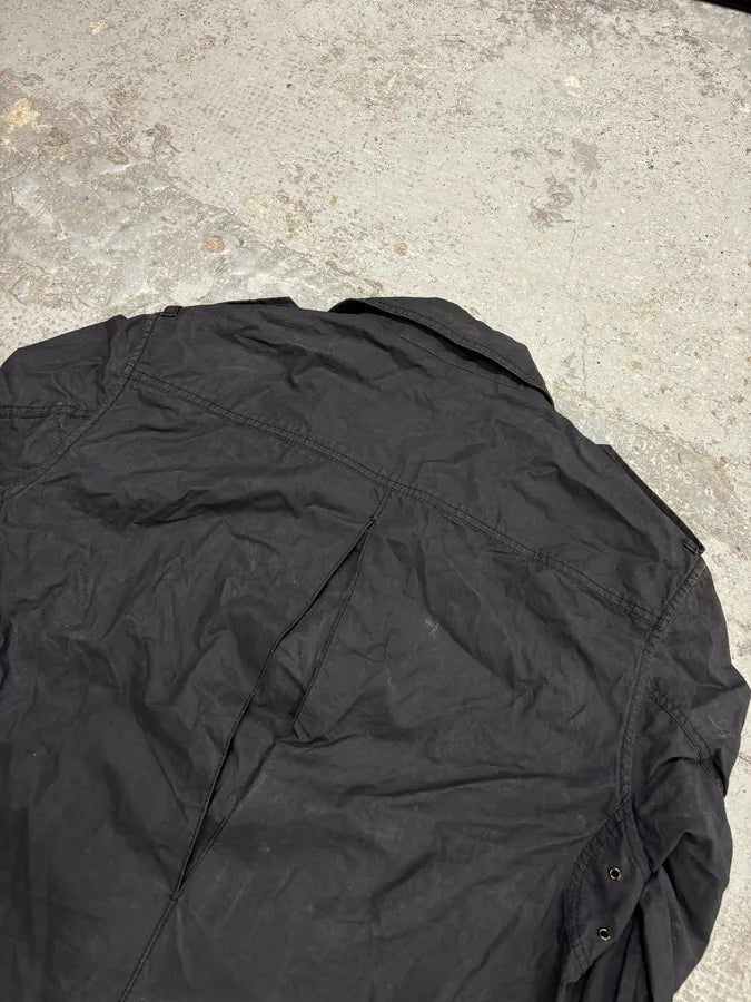 AW2006 Prada Black Cropped Caban Jacket ycuAOrX 5