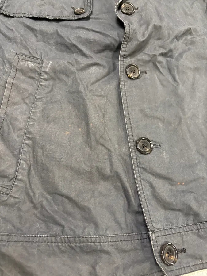 AW2006 Prada Black Cropped Caban Jacket ycuAOrX 7