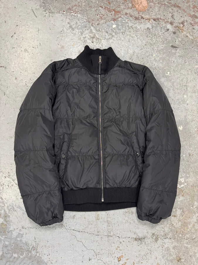 AW2006 Prada Black Minimalist Puffer Jacket JkNyfKR 0
