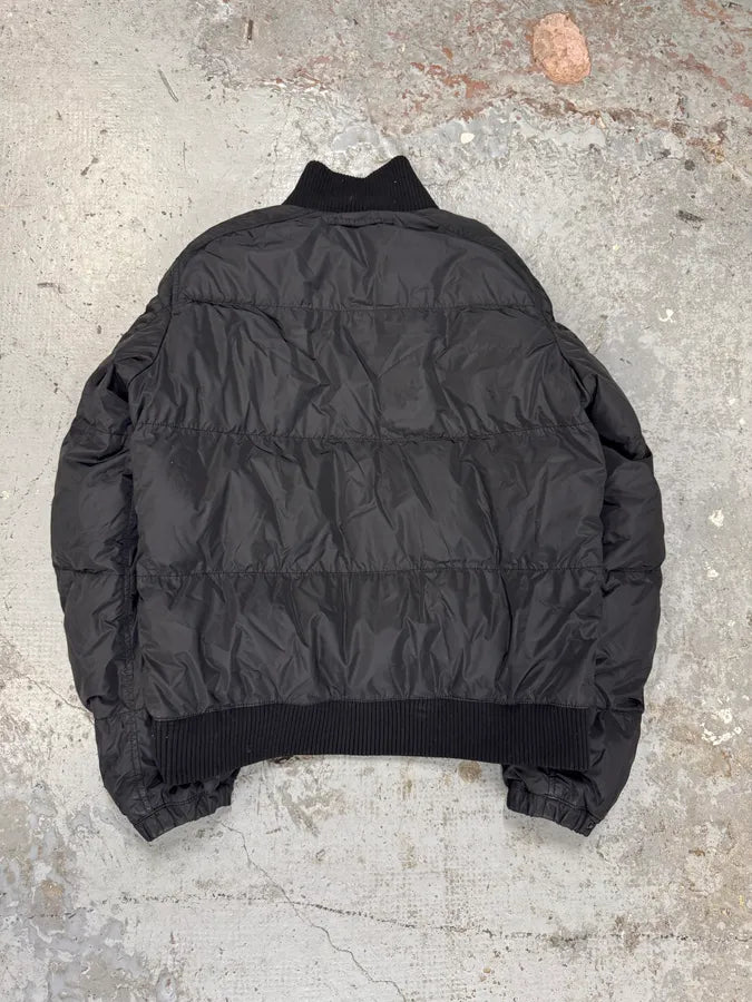 AW2006 Prada Black Minimalist Puffer Jacket JkNyfKR 3