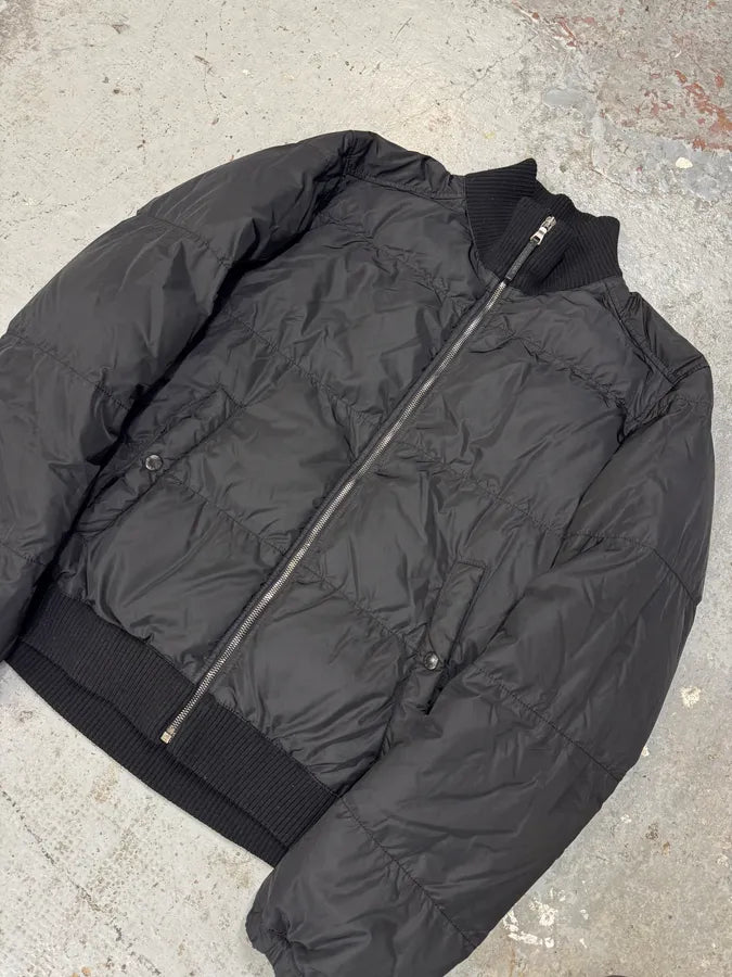 AW2006 Prada Black Minimalist Puffer Jacket JkNyfKR 4