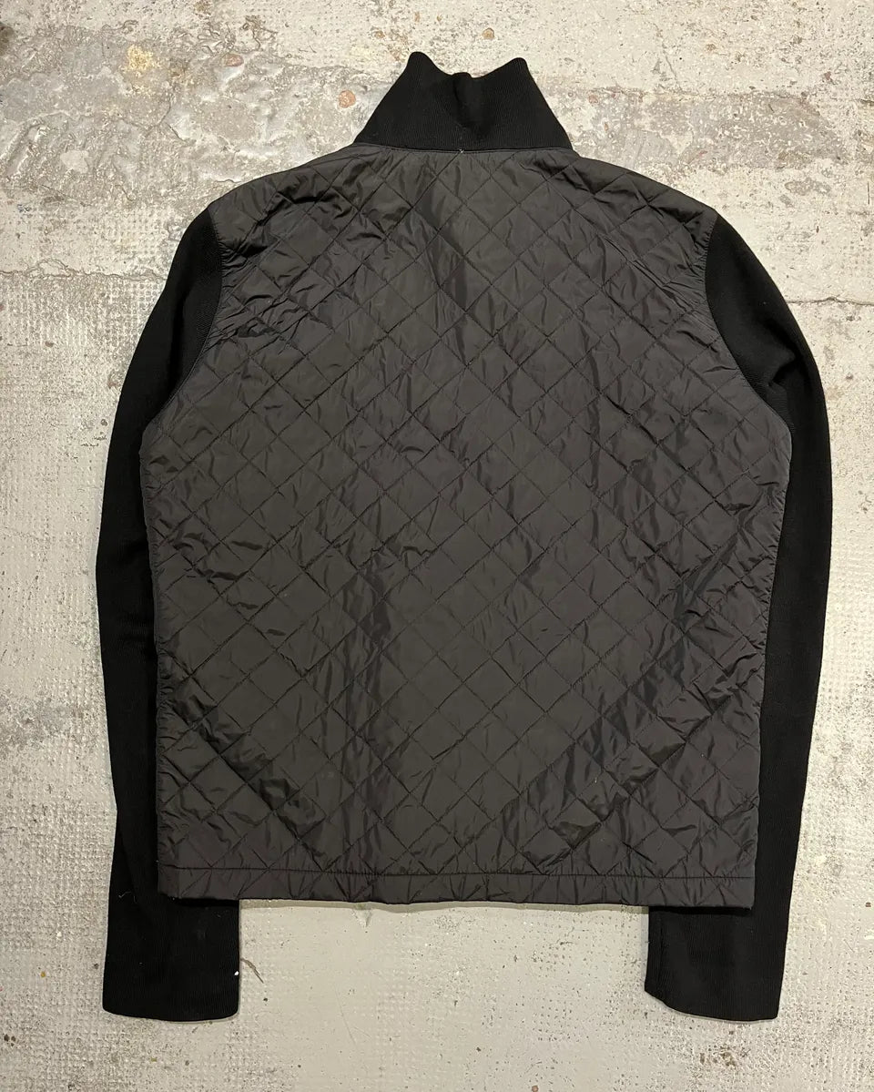AW2006 Prada Black Nylon Quilted Hybrid Jacket ijIhiyr 6