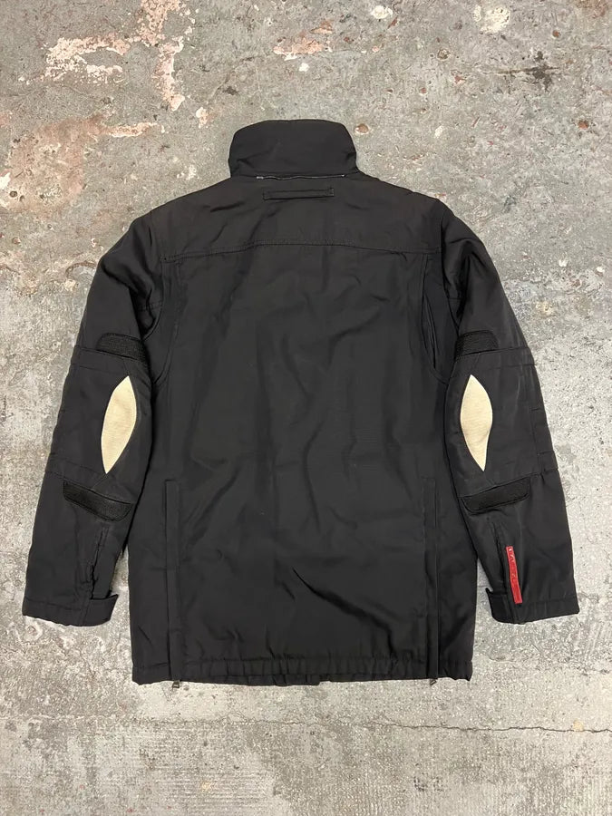 AW2006 Prada Black Padded Linea Rossa Jacket LTUuyxX 4