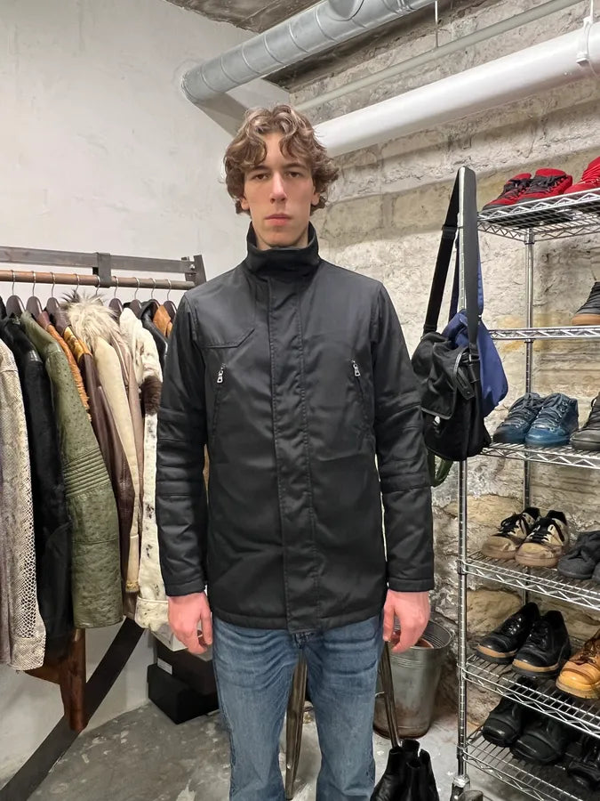 AW2006 Prada Black Padded Linea Rossa Jacket LTUuyxX 5