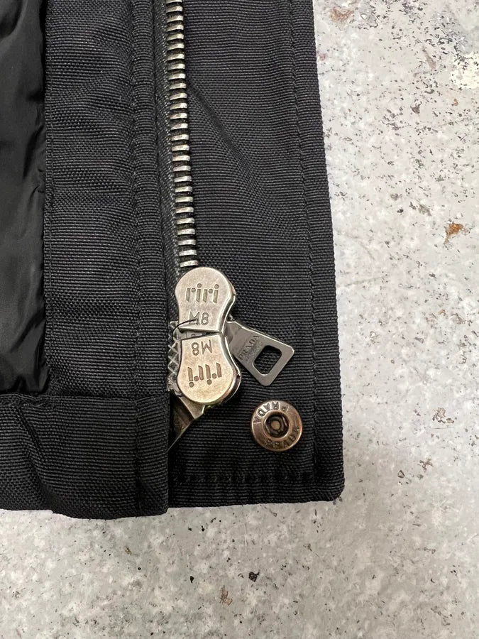 AW2006 Prada Black Padded Linea Rossa Jacket LTUuyxX 9