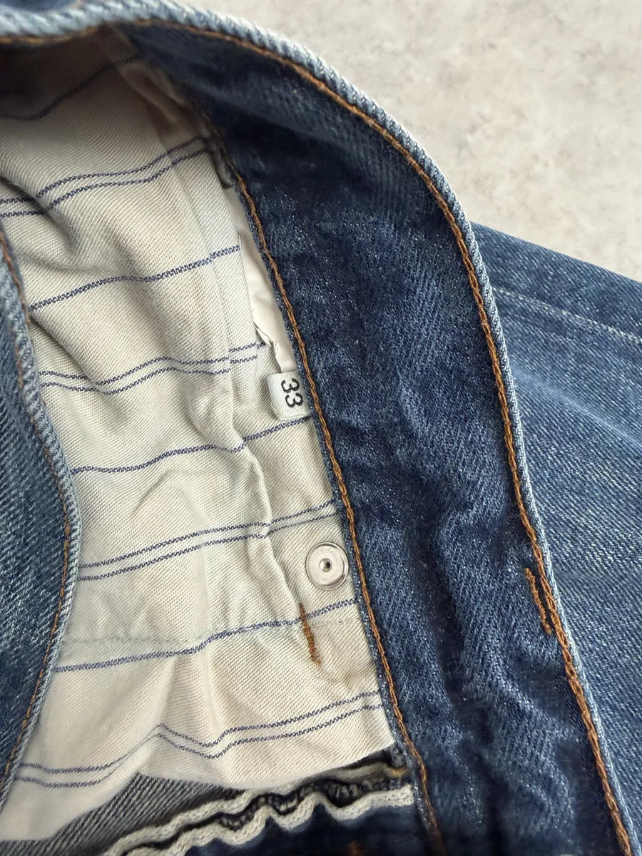 AW2006 Prada Blue Cozy Denim Jeans hHMVGLQ 7