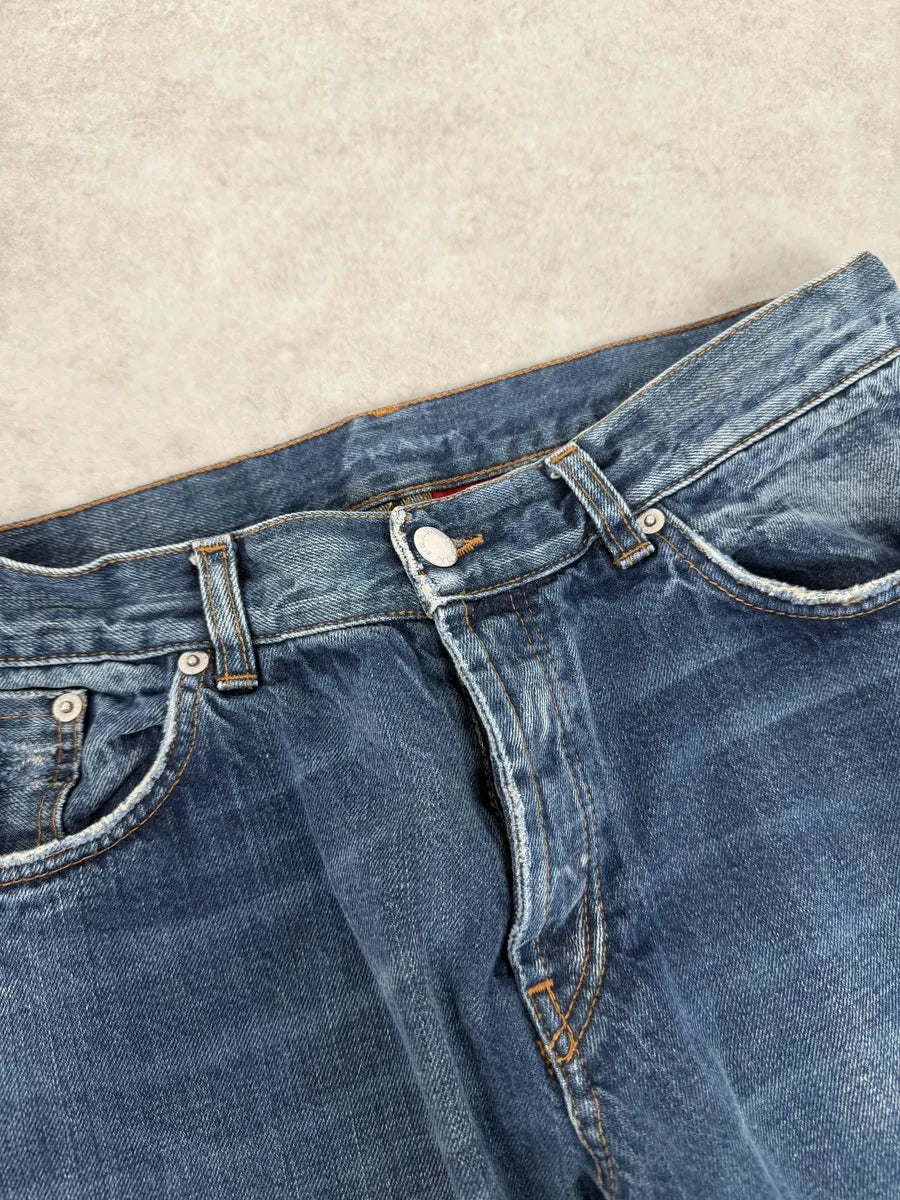 AW2006 Prada Blue Cozy Denim Jeans hHMVGLQ 8