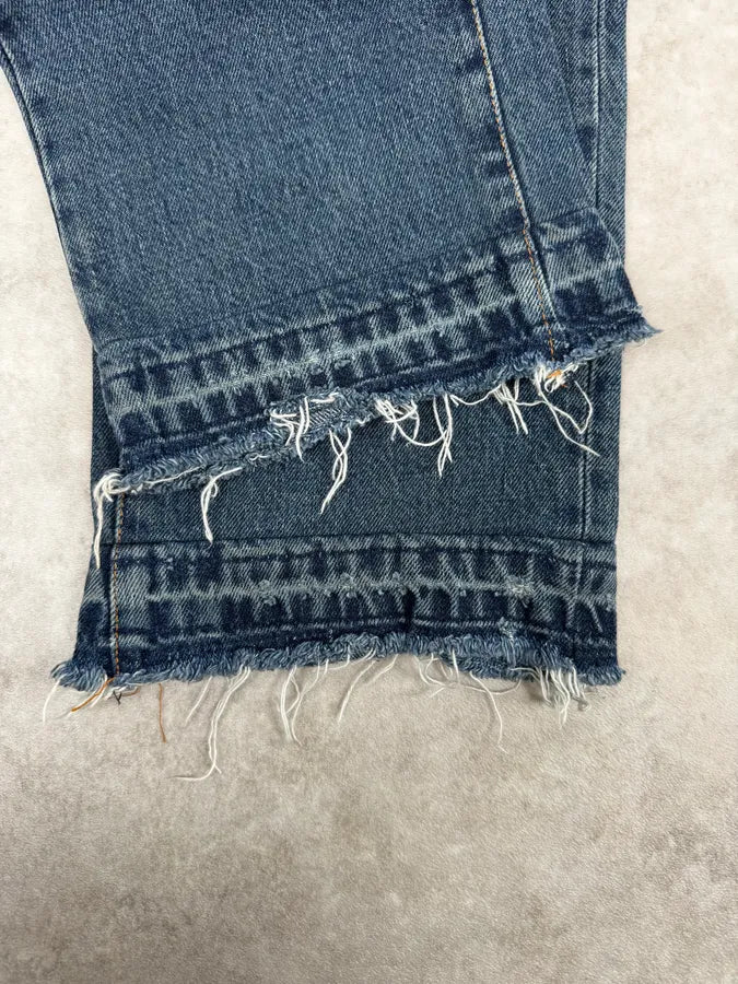 AW2006 Prada Blue Regular Faded Denim Jeans lBUZEwI 5