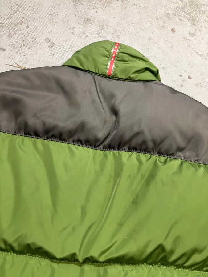 AW2006 Prada Green Ski Puffer Vest QiviteU 10