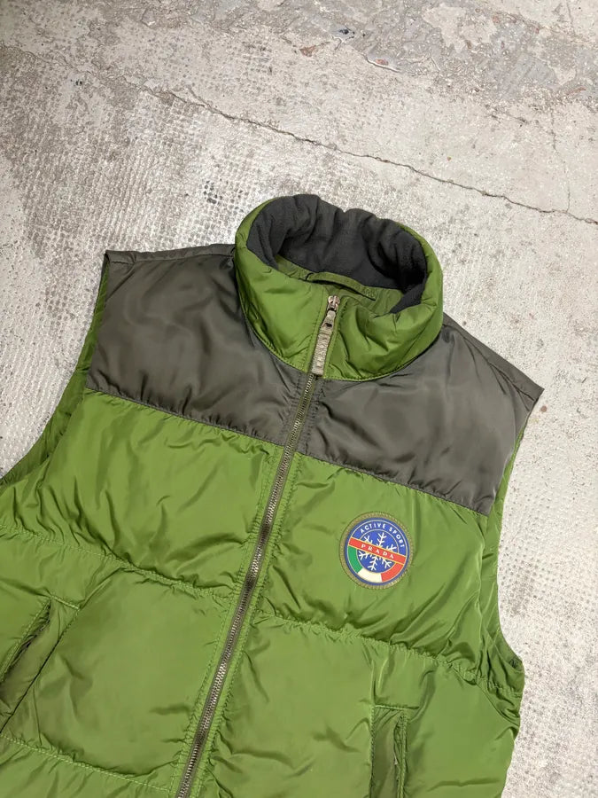 AW2006 Prada Green Ski Puffer Vest QiviteU 3