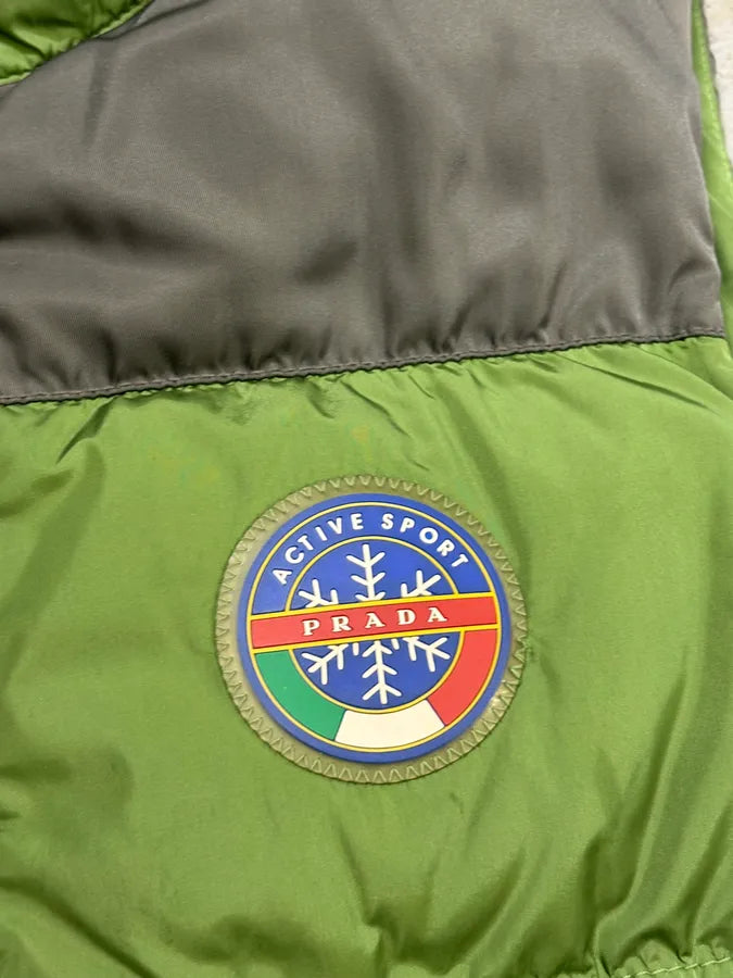 AW2006 Prada Green Ski Puffer Vest QiviteU 4