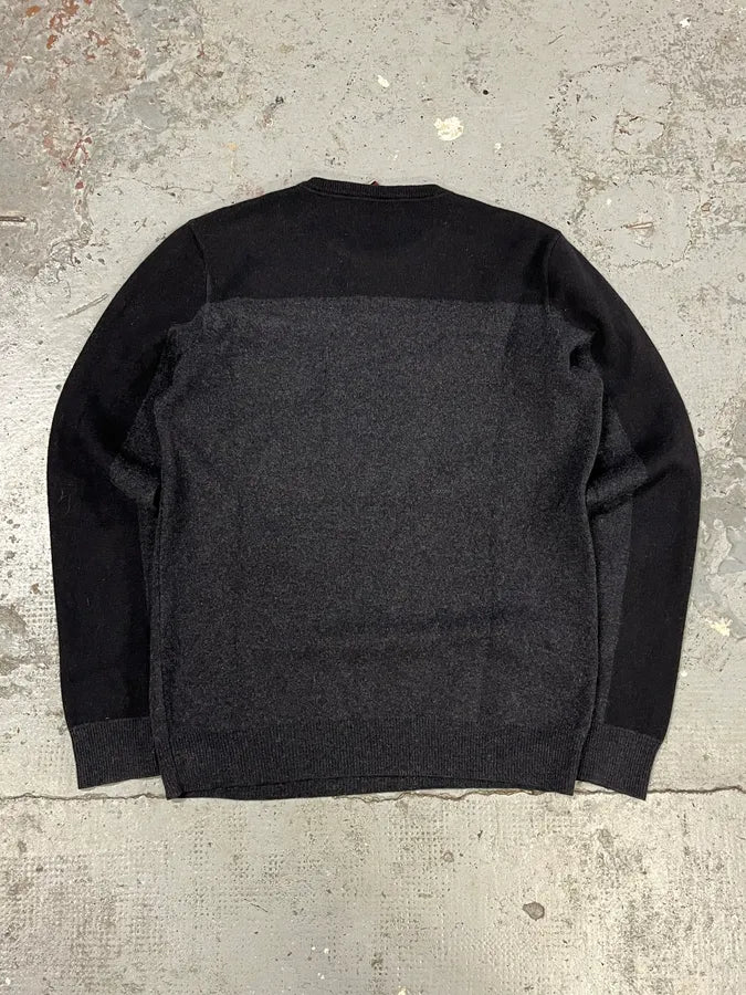AW2006 Prada Grey & Black Wool Sweater LznxUGQ 5