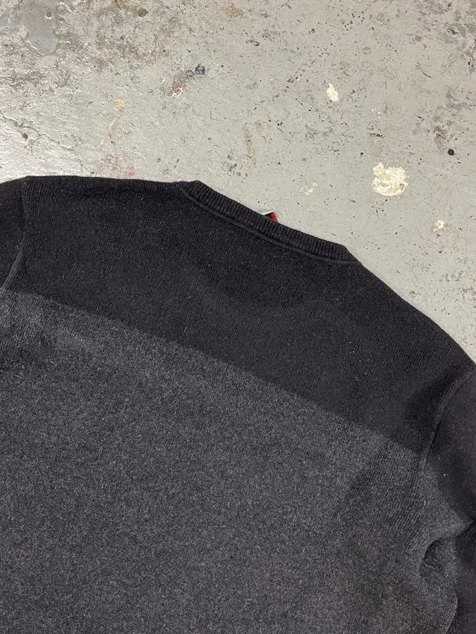AW2006 Prada Grey & Black Wool Sweater LznxUGQ 6