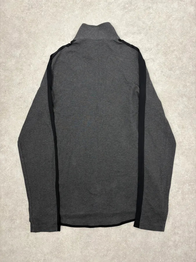 AW2006 Prada Grey Wool Zip-Up Sweater qgNCTxj 5