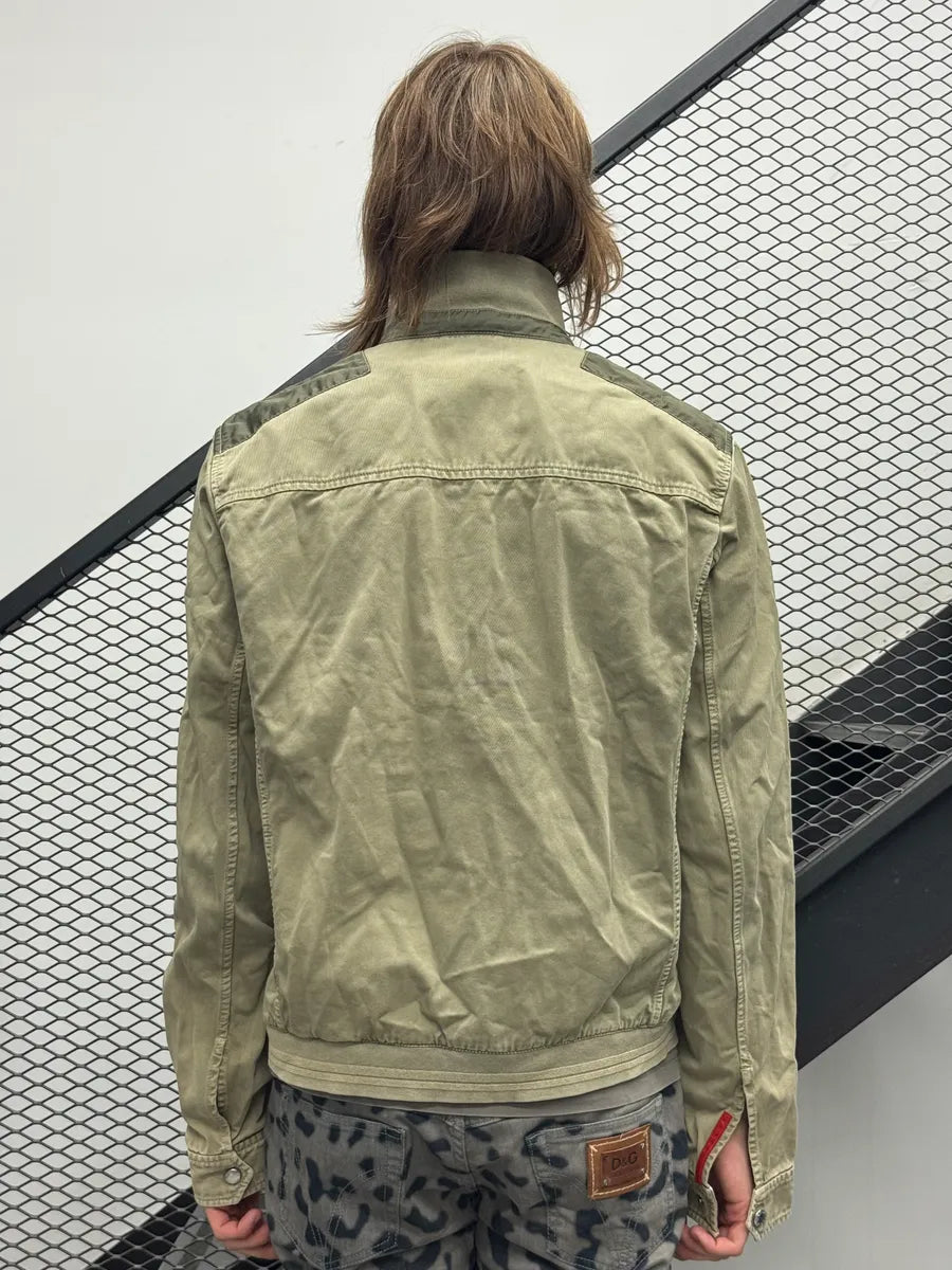 AW2006 Prada Harrington Khaki Green Light Linea Rossa Jacket Atxjcsi 2