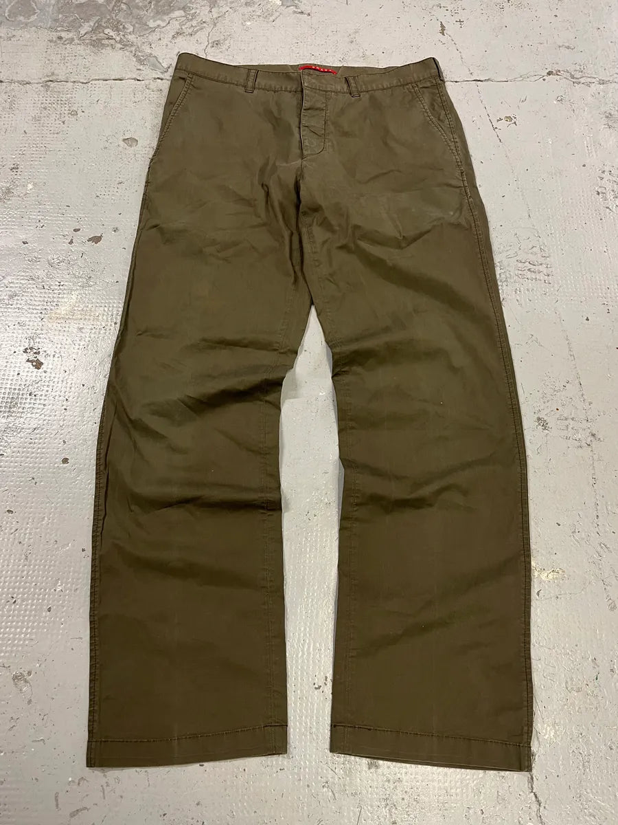 AW2006 Prada Khaki Chino Pants lPbqhrF 0