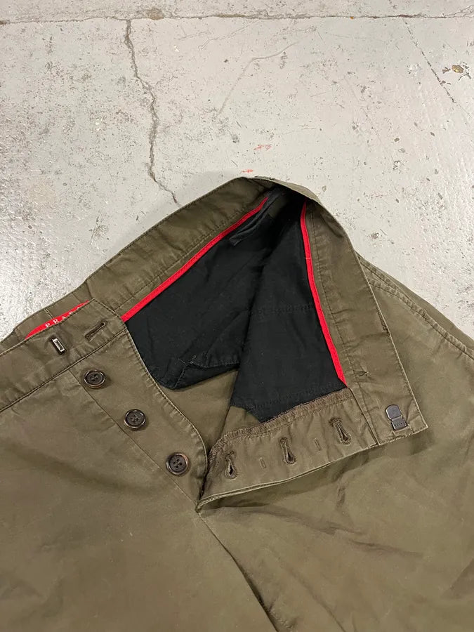 AW2006 Prada Khaki Chino Pants lPbqhrF 11
