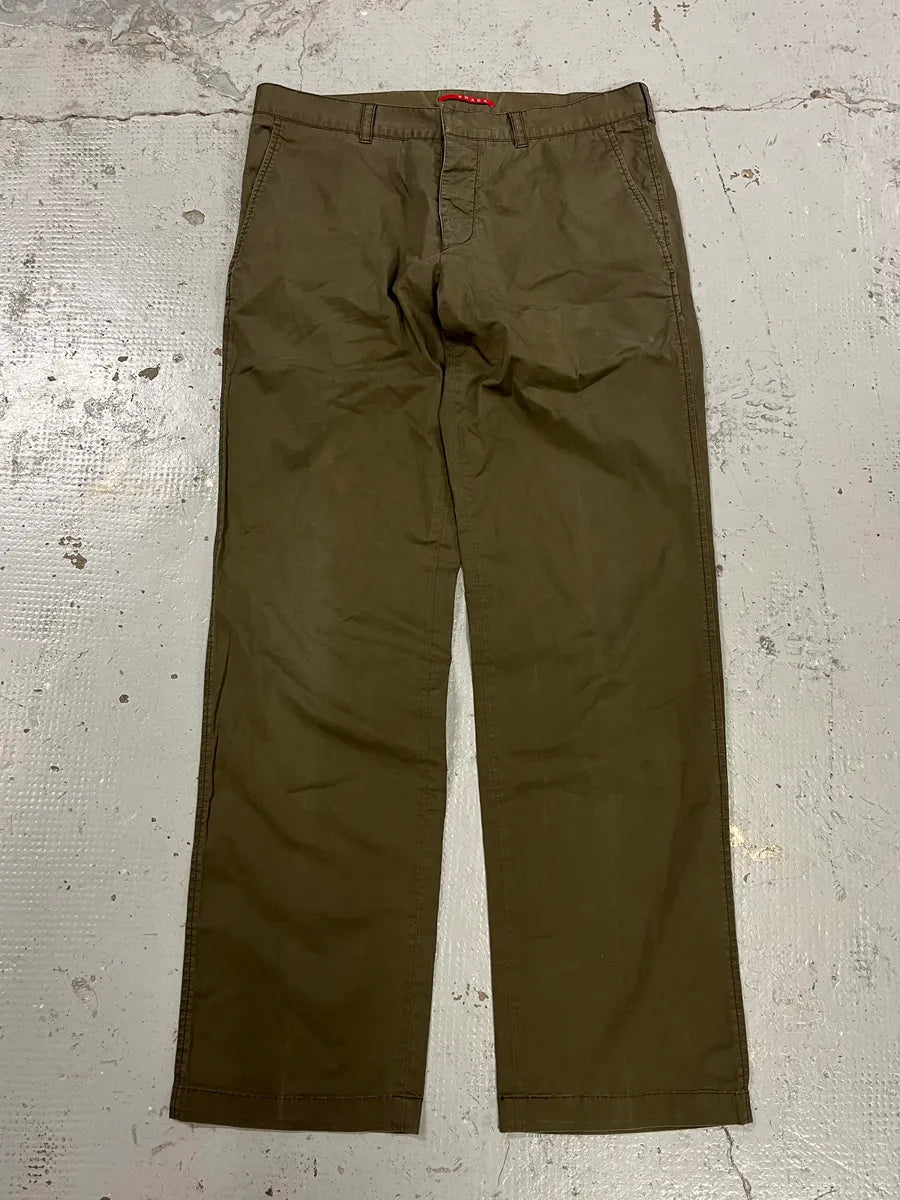 AW2006 Prada Khaki Chino Pants lPbqhrF 4