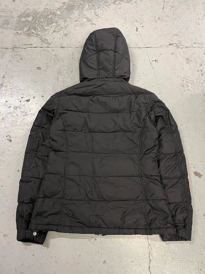 AW2006 Prada Linea Rossa Fox Fur Black Hooded  Puffer Jacket CsEsNBP 5