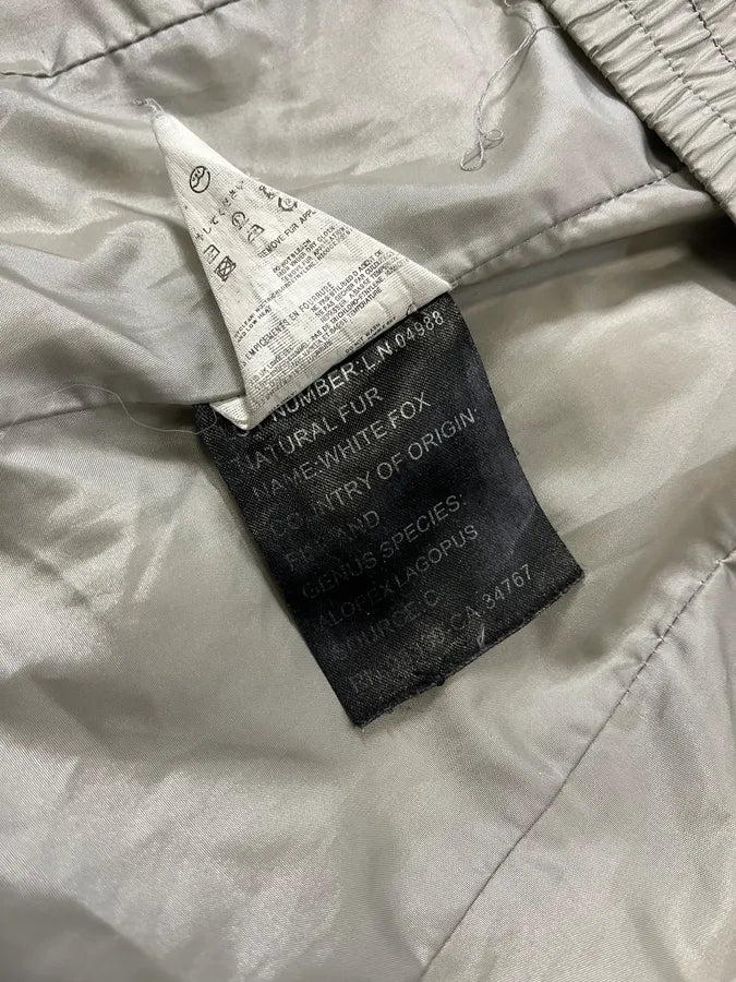 AW2006 Prada Linea Rossa Fox Fur Black Hooded  Puffer Jacket CsEsNBP 9