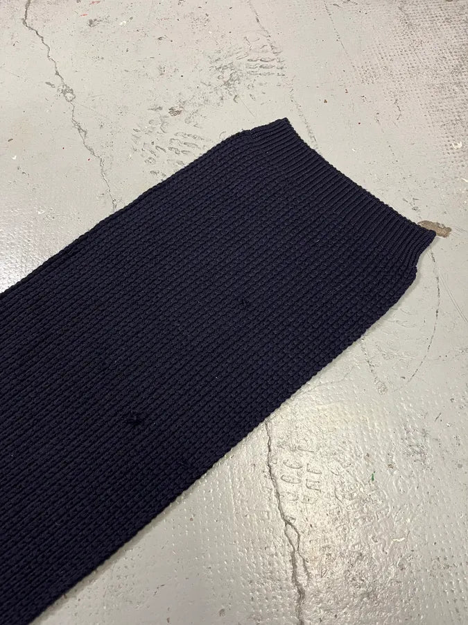 AW2006 Prada Navy Wool Scarf TXLHrOv 6