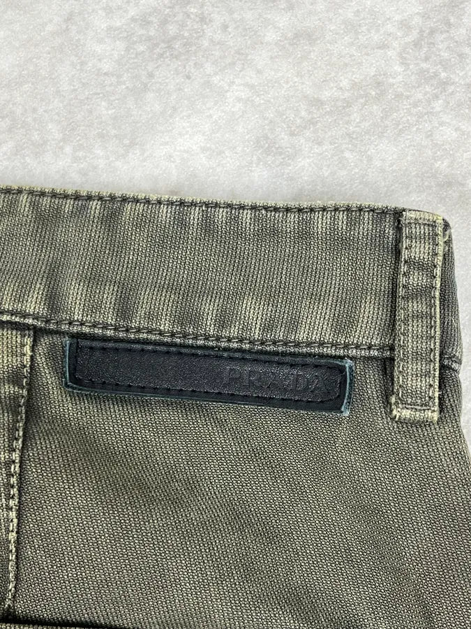 AW2006 Prada Olive Green Cargo Pants sRpLxZn 8