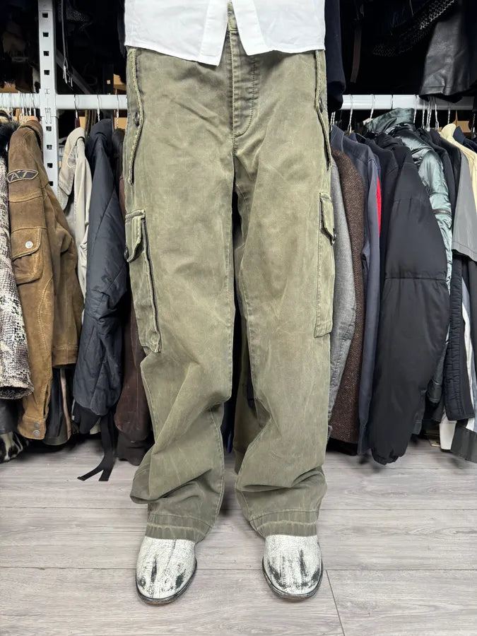 AW2006 Prada Olive Green Cargo Pants sRpLxZn 1