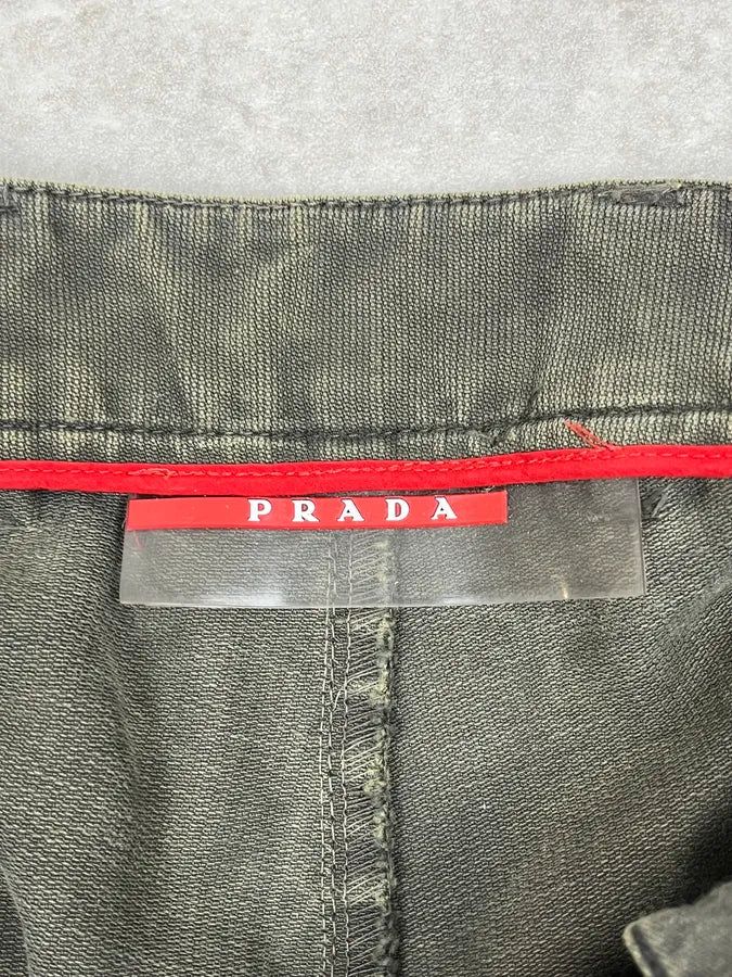 AW2006 Prada Olive Green Cargo Pants sRpLxZn 9