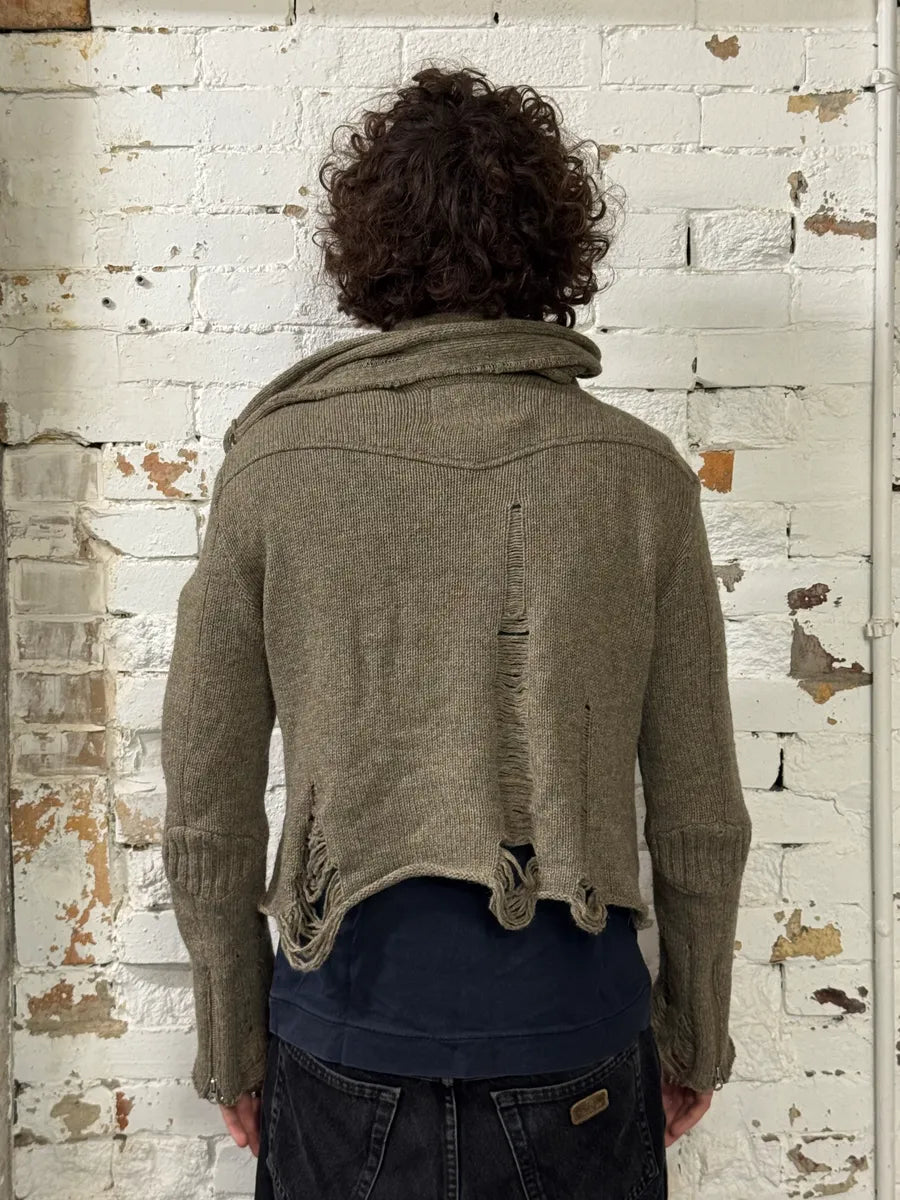 AW2006 Undercover Guruguru Tentacles Beige Knit Sweater fhsfjIr 2